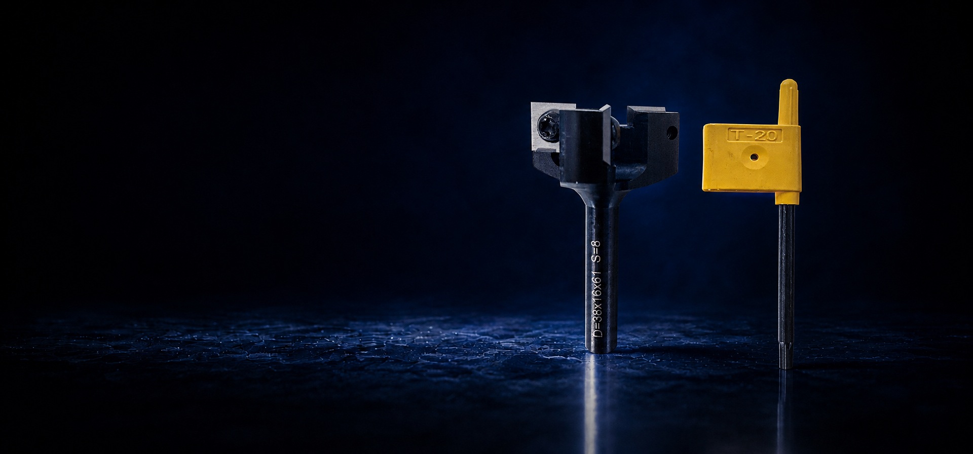 Фреза для выравнивания дна Z3 DELTA TOOLS со сменными ножами (12х12х1,5) D=38 I=16 L=61 S=8 OB000128 главное фото